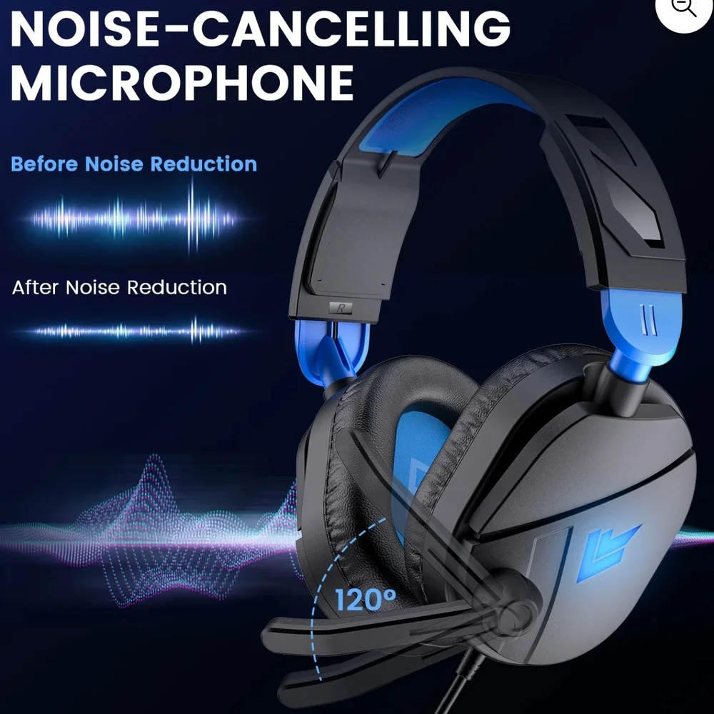 APTKDOE G63 Wired Gaming Headset